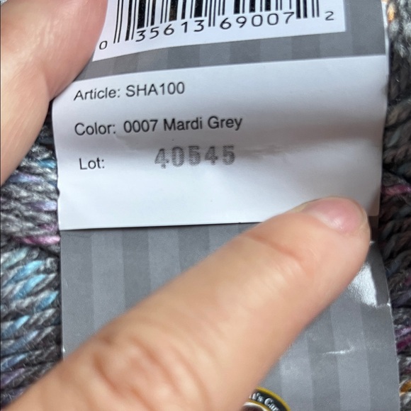 Caron Simply Soft Shadows Yarn, Mardi Grey 0007, 4 Skeins - Picture 2 of 5